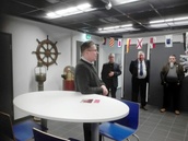 Raumalla järjestetyn liittokokouksenyhteydessä tutustuttiin Rauman merenkulkukouluun 16.3.2019
