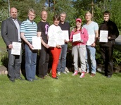 Rannikkolaivuritutkinnon diplominsaajat 8.6.2015