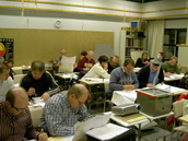 Saaristolaivurikurssilaiset työn touhussa 31.1.2007