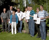 Avomerilaivurikurssilaiset saivat diplominsa 6.6.2016, mukana kaksi kurssin kertaajaa