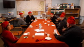 Kekiretki kerhohuoneella 3.12.2018, menossa Aliaskilpailu
