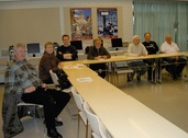 Navigoinnin elektroniset apuvälineet kurssilaisia Vakkaopistossa 7.3.2015