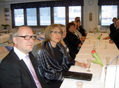 Juhlavieraita 25-vuotisjuhlassa 16.3.2013.